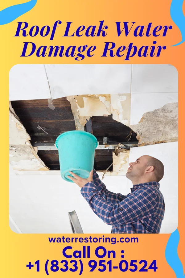 Roof Leak Water Damage Repair in North Fair Oaks, CA